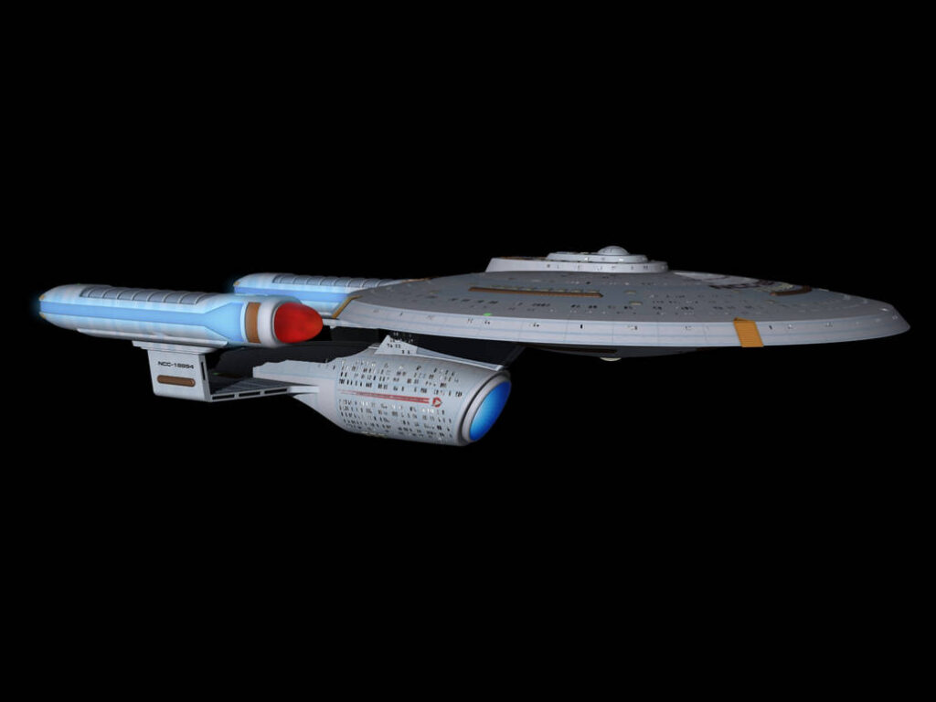 Star Trek Ambassador Class Starship Display Model 