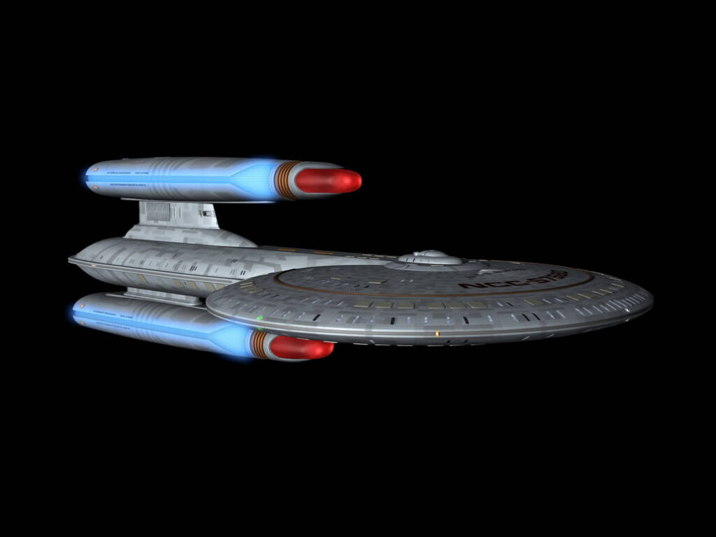 Star Trek Challenger Class Starship Display Model 