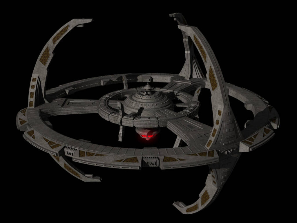 Deep Space 9 Starship Display Model
