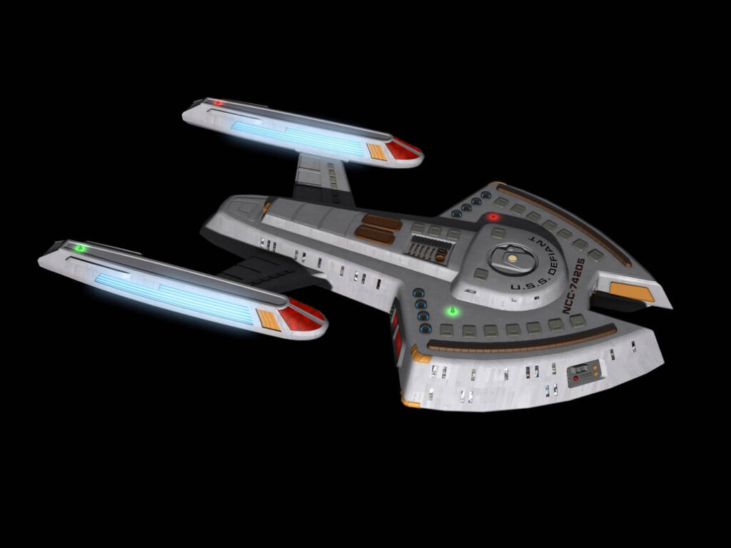 Star Trek Defiant Pathfinder Starship Display Model