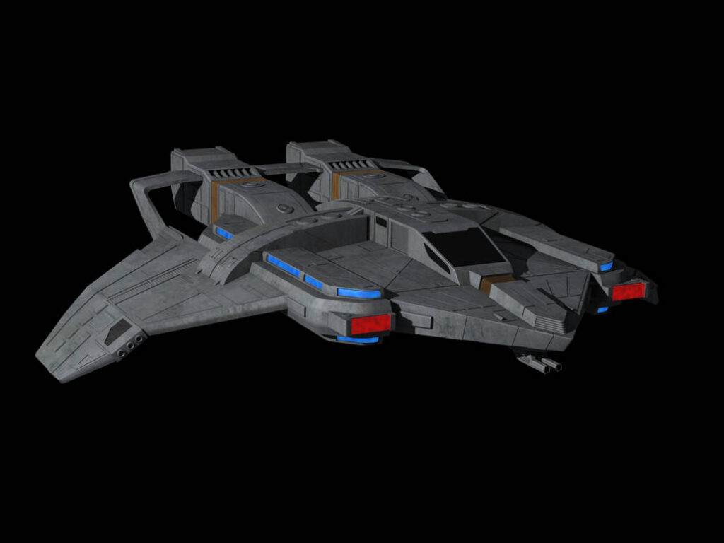 Star Trek Federation Tactical Fighter Starship Display Model