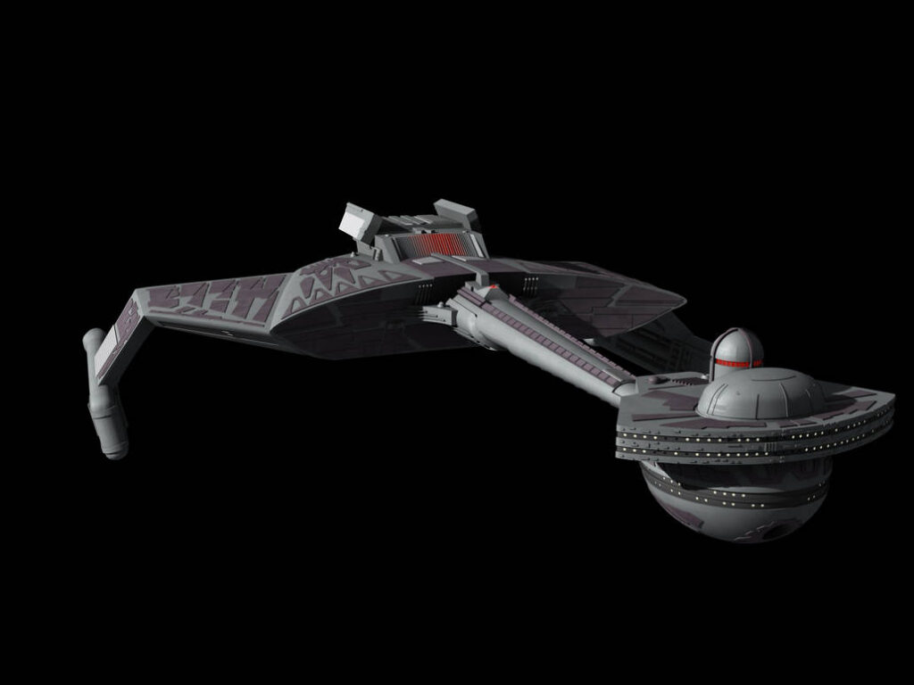 Star Trek Klingon K't'inga Class Cruiser Starship Display Model 