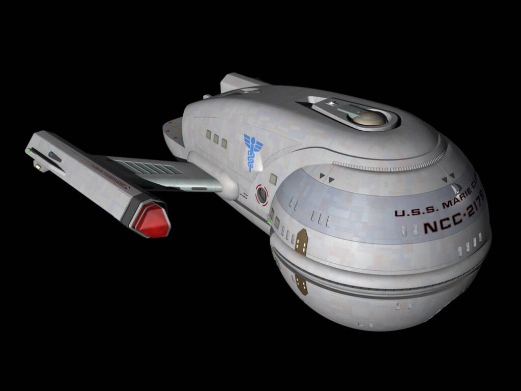 Star Trek Nauticate Class Starship Display Model 