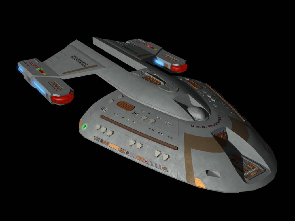 Star Trek Norway Class Starship Display Model 