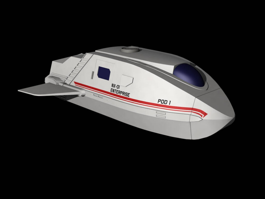 Star Trek NX Shuttlepod Starship Display Model 