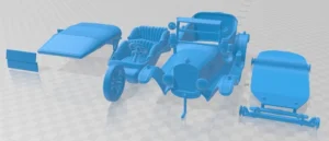 Ford Model T 4 Door Tourer 1924 wheel base 312mm