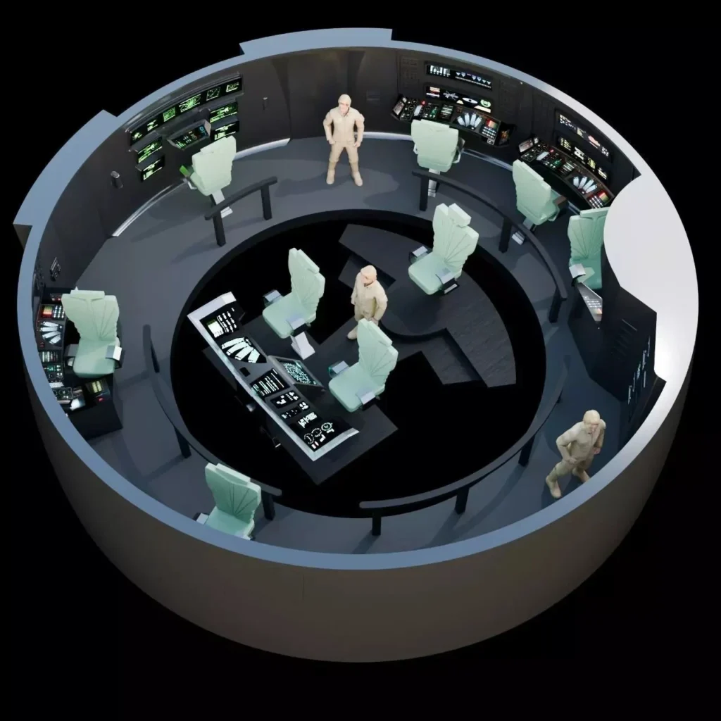U.S.S. Enterprise Bridge Complete Diorama