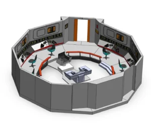 Star Trek Tos Bridge (Complete) Diorama