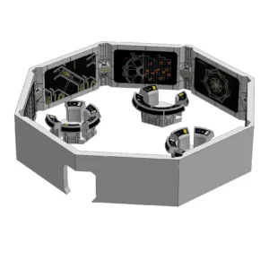 Prison Control Room Complete Diorama in Narkina