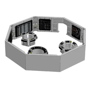 Prison Control Room Complete Diorama in Narkina