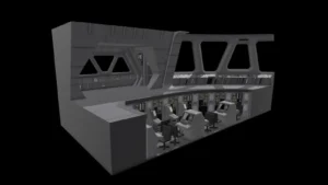 Star Wars Star Destroyer Bridge Complete Diorama