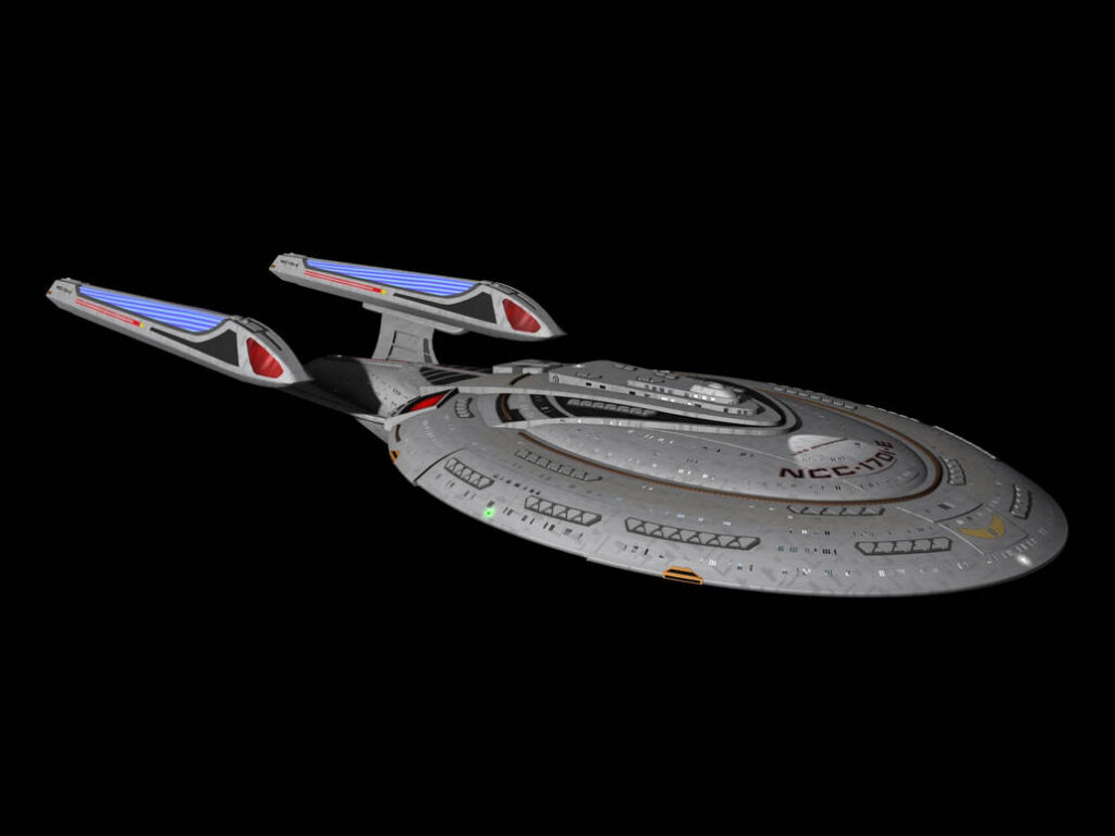Star Trek Sovereign Class Starship Display Model