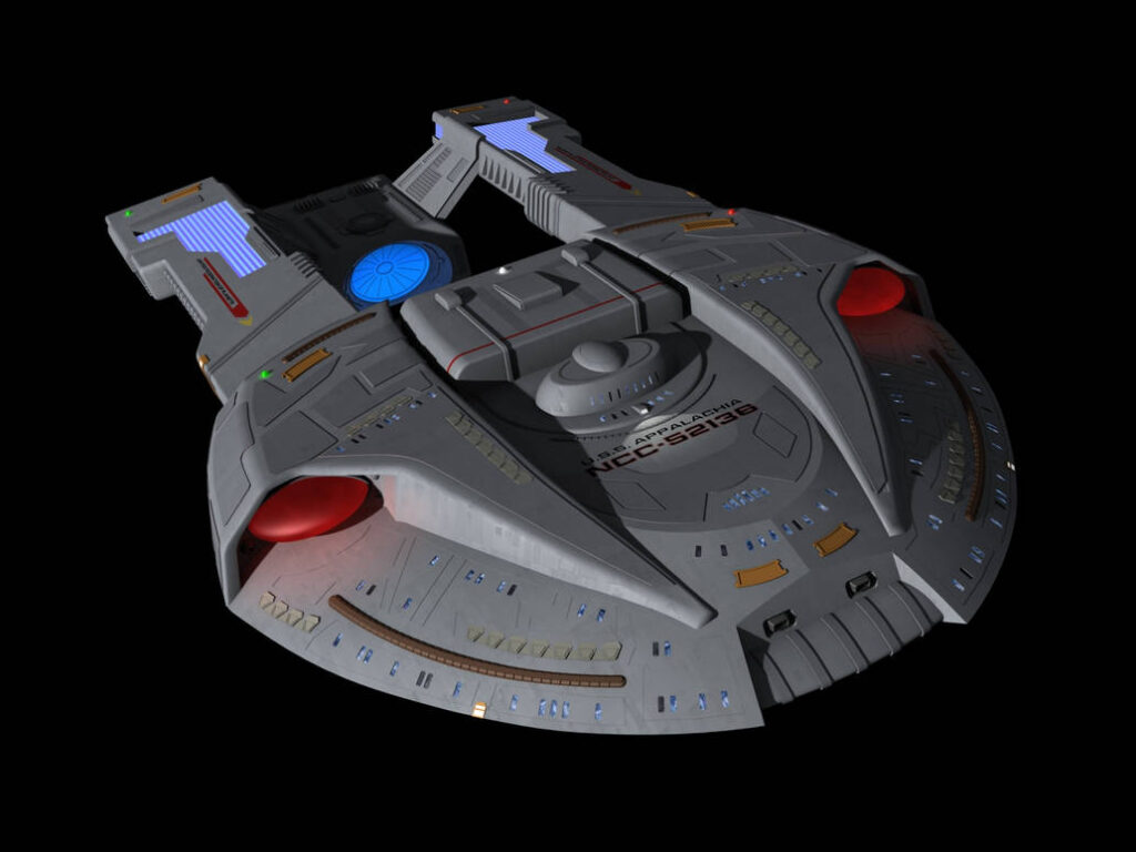 Star Trek Steamrunner Class Starship Display Model 
