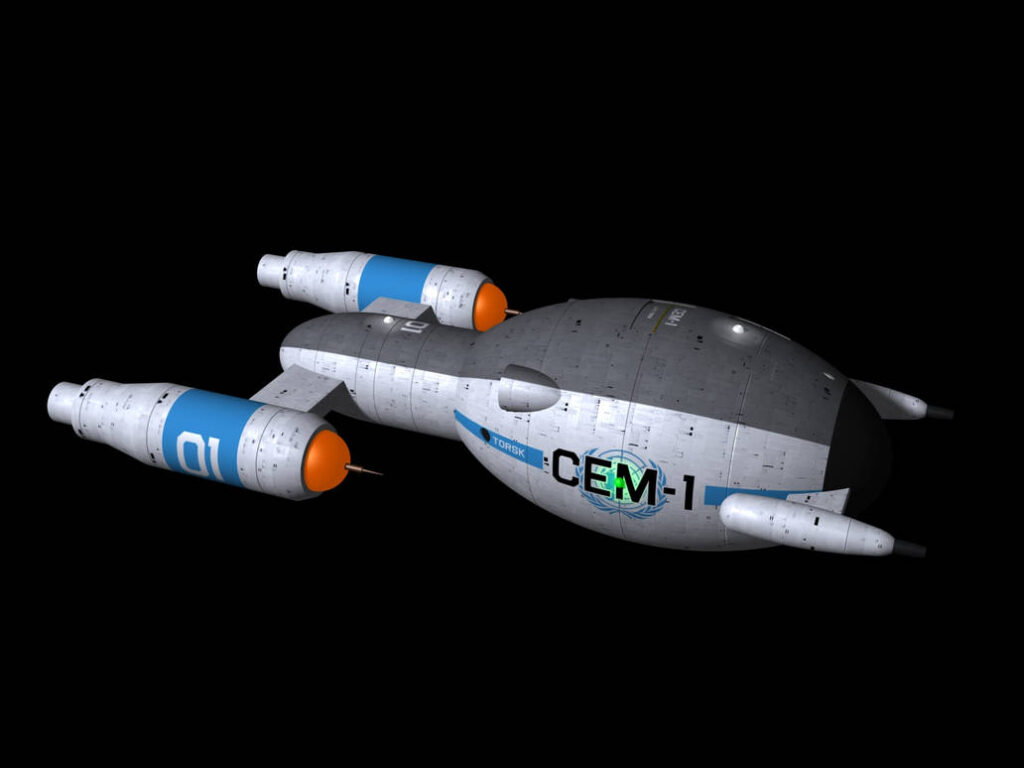 Star Trek Torsk Class Starship Display Model