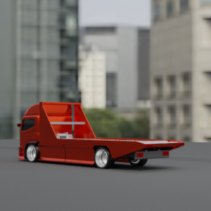 Flatbed Pickup Truck with bodykit