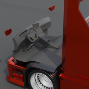 Flatbed Pickup Truck with bodykit