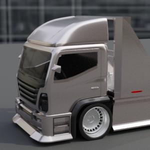 Flatbed Pickup Truck with bodykit