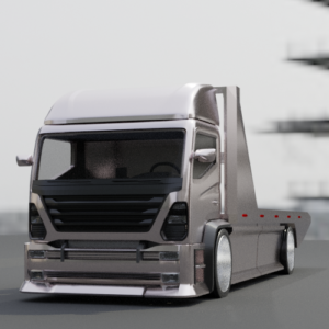 Flatbed Pickup Truck with bodykit