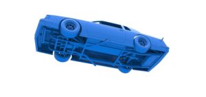 Vintage NASCAR race car