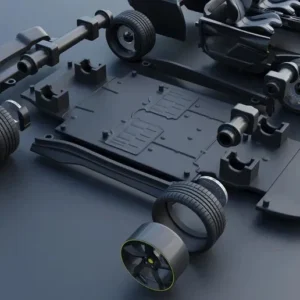 Ferrari SF90 XX Spider interior, wheels and chassis 1/10 1/8 Scale