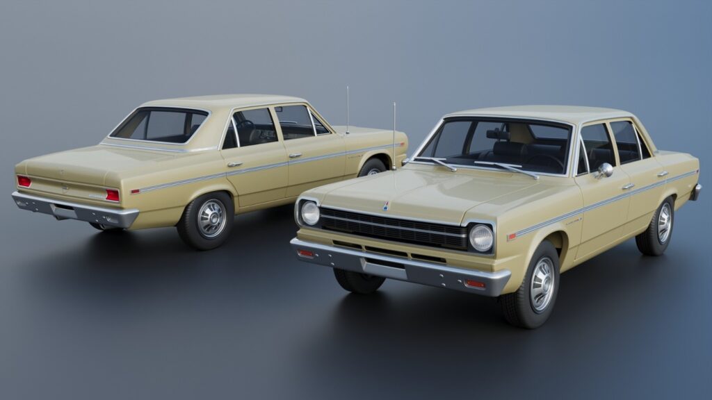 AMC Rambler Four-Door Sedan 1969 Shell