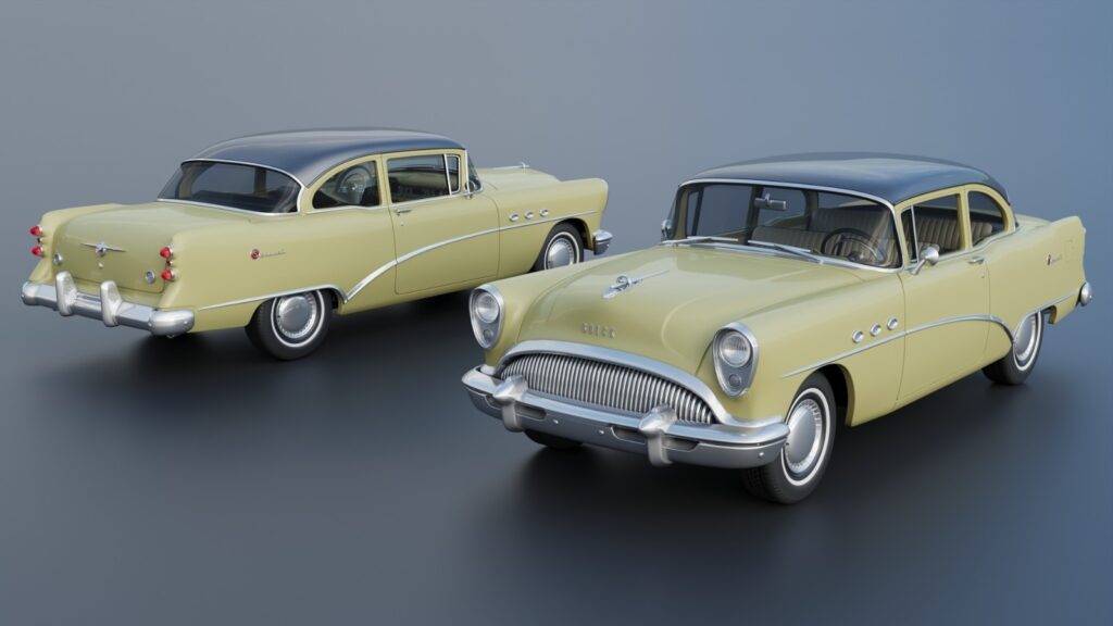 Buick Special 2-Door Sedan 1954 Shell