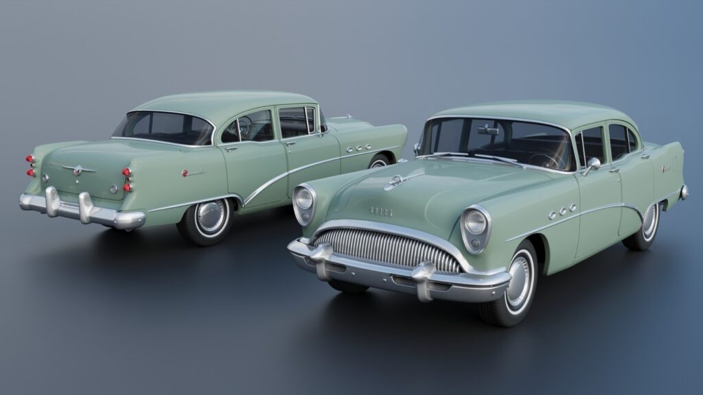 Buick Special 4-Door Sedan 1954 Shell