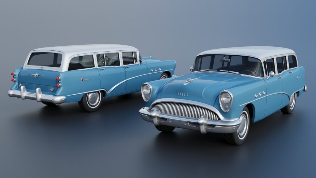 Buick Special Estate Wagon 1954 Shell