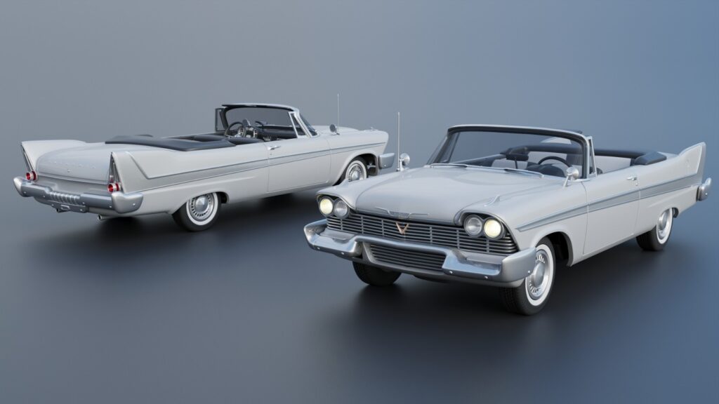 Plymouth Belvedere Convertible 1958 Shell