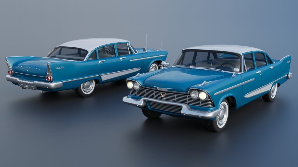 Plymouth Plaza 4 Door 1958 Shell