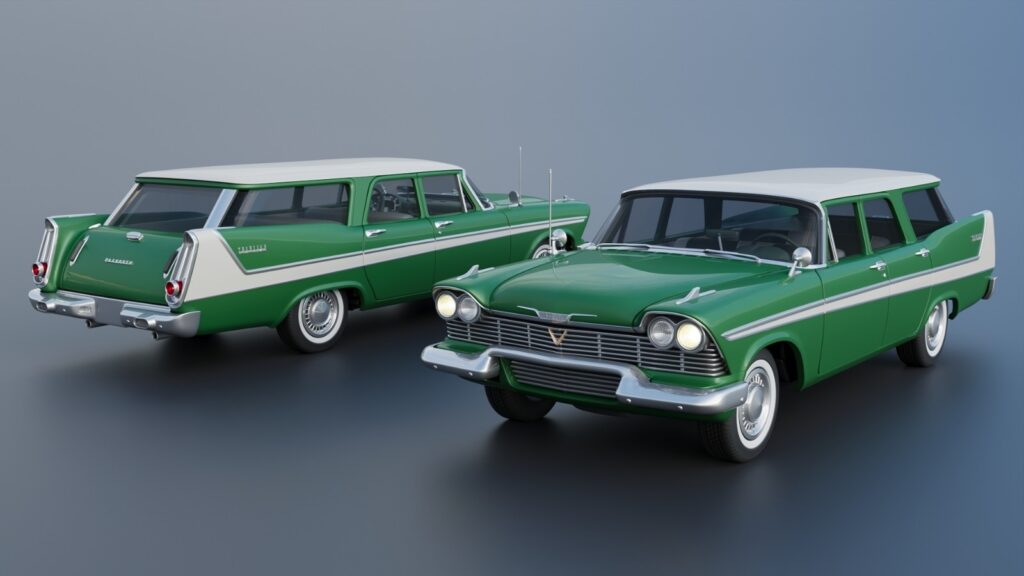Plymouth Sport Suburban 1958 Shell