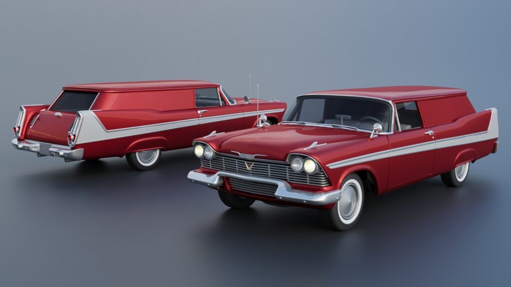 Plymouth Suburban Panel Wagon 1958 Shell