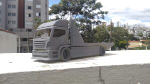 Flatbed Pickup Truck with bodykit