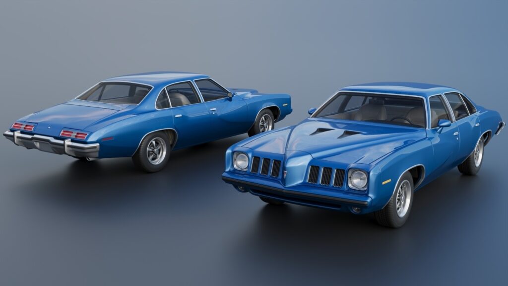 Pontiac Grand Am 4 Door 1973 Shell