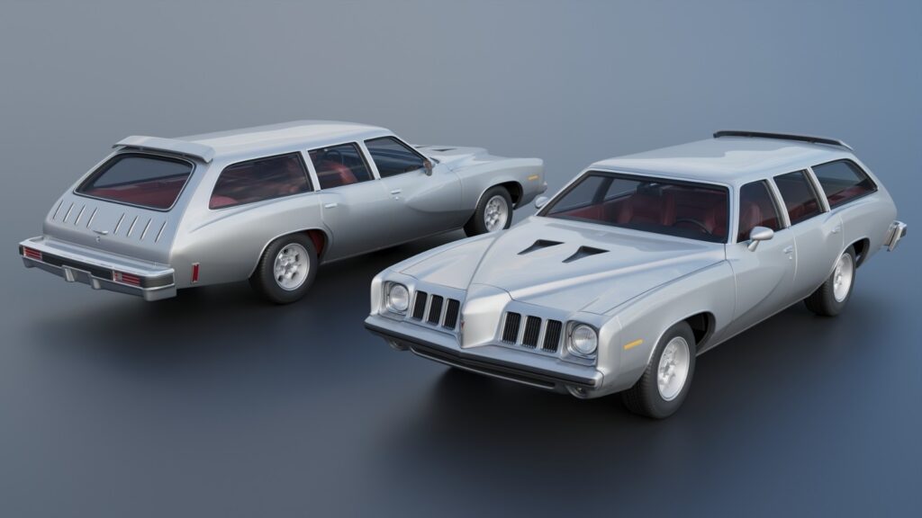 Pontiac Grand Am Station Wagon 1973 Shell