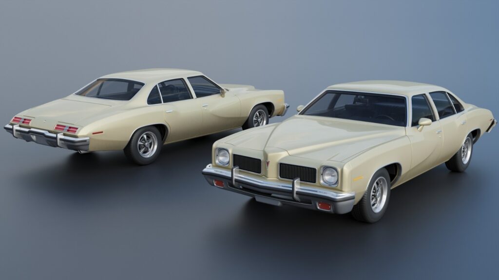 Pontiac LeMans 4 Door 1973 Shell