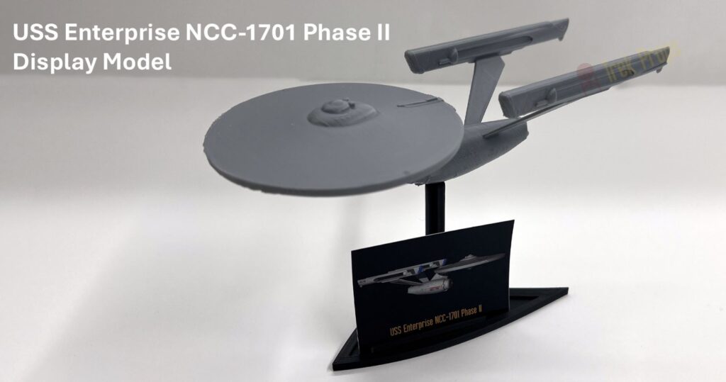Star Trek USS Enterprise NCC - 1701 Phase II Starship Display Model 