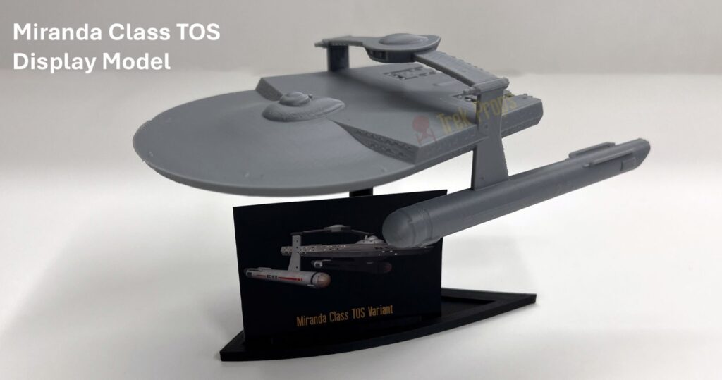Star Trek TOS Miranda Class Starship Display Model 