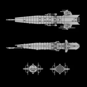 EA Nike Battlecruiser Starship