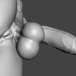 Gymnastics Futa Girl - Legs up V1