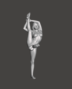 Gymnastics Futa Girl - Legs up V2
