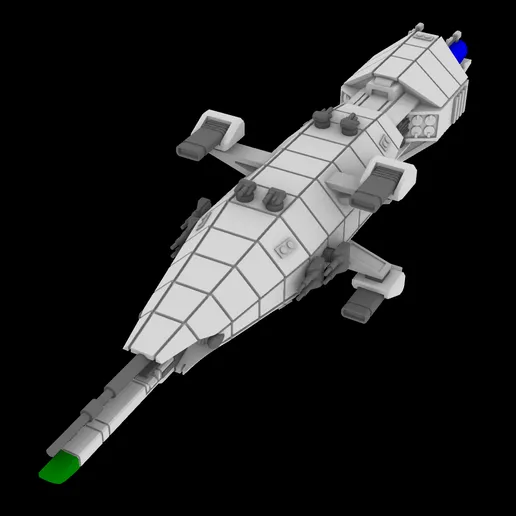 EA Lupo Frigate Starship