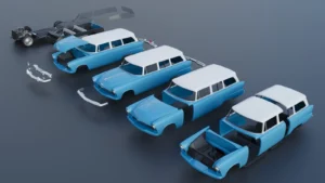 Plymouth Plaza 2 Door Suburban 1955