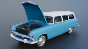Plymouth Plaza 2 Door Suburban 1955