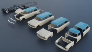 Plymouth Belvedere 4 Door Suburban 1955