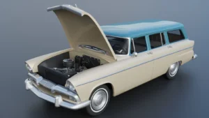 Plymouth Belvedere 4 Door Suburban 1955