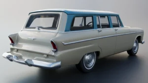 Plymouth Belvedere 4 Door Suburban 1955