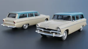 Plymouth Belvedere 4 Door Suburban 1955